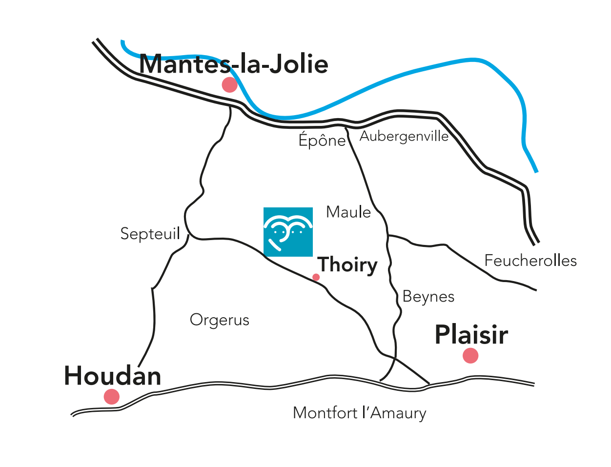 Plan d'accès — Cabinet Parler Vrai Médiation, 13 Chemin du Bois Lambert, 78770 Goupillières